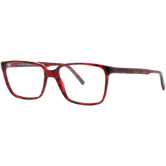Andy Wolf Unisex Eyeglasses - Red Acetate Square Shape Full Rim Frame | 4510 C