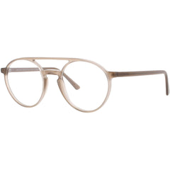 Andy Wolf Unisex Eyeglasses - Brown Acetate Aviator Shape Full Rim Frame | 4515 E