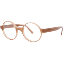 Andy Wolf Unisex Eyeglasses - Orange Acetate Round Shape Full Rim Frame | 4519 D