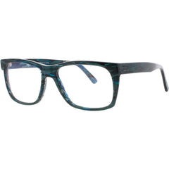 Andy Wolf Unisex Eyeglasses - Green Acetate Rectangular Shape Full Rim Frame | 4449 K