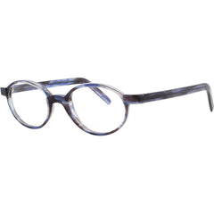 Andy Wolf Unisex Eyeglasses - Blue Acetate Oval Shape Full Rim Frame | 4454 K