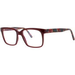 Andy Wolf Unisex Eyeglasses - Red Acetate Square Shape Full Rim Frame | 4484 D