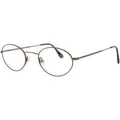 Andy Wolf Unisex Eyeglasses - Gold Metal Oval Shape Full Rim Frame | ALINA R 4711 H