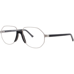 Andy Wolf Unisex Eyeglasses - Silver Metal/Acetate Geometric Shape Frame | CONGLETON A