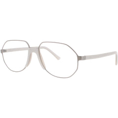 Andy Wolf Unisex Eyeglasses - Silver Metal/Acetate Geometric Shape Frame | CONGLETON E