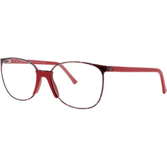 Andy Wolf Unisex Eyeglasses - Red Metal/Acetate Rectangular Shape Frame | THURSBY E