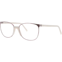 Andy Wolf Unisex Eyeglasses - White Metal/Acetate Rectangular Shape Frame | THURSBY F
