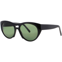 Andy Wolf Unisex Sunglasses - Black Acetate Oval Full Rim Frame | STRENGTH SUN COL A