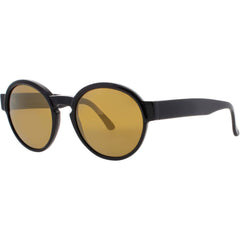 Andy Wolf Unisex Sunglasses - Black Acetate Oval Full Rim Frame | ELEVATION SUN COL A