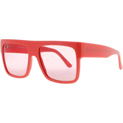 Andy Wolf Unisex Sunglasses - Coral Acetate Rectangular Shape Frame | AUSTIN SUN COL F
