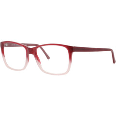 Andy Wolf Women's Eyeglasses - Red Acetate Rectangular Shape Full Rim Frame | 5037 O