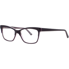 Andy Wolf Women's Eyeglasses - Violet Acetate Rectangular Full Rim Frame | 5061 E