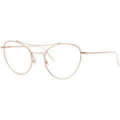 Andy Wolf Women's Eyeglasses - Gold Metal Aviator Shape Full Rim Frame | 4717 E