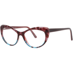 Andy Wolf Women's Eyeglasses - Violet Acetate Cat Eye Shape Full Rim Frame | 5088 M