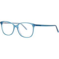 Andy Wolf Women's Eyeglasses - Blue Acetate Rectangular Shape Full Rim Frame | 5073 E