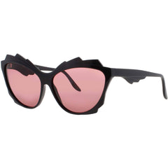 Andy Wolf Women's Sunglasses - Black Acetate Cat Eye Full Rim Frame | SLOANE SUN COL A