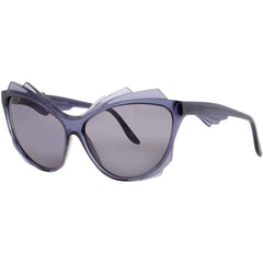 Andy Wolf Women's Sunglasses - Transparent Blue Cat Eye Shape Frame | SLOANE SUN COL E