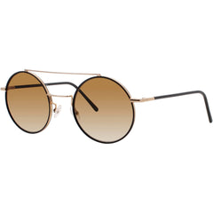Andy Wolf Women's Sunglasses - Gold/Black Metal Full Rim Frame | TATI B SUN COL D