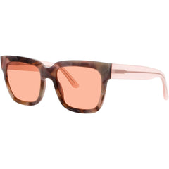 Andy Wolf Women's Sunglasses - Pink/Havana Acetate Square Frame | VICTORIA SUN COL D