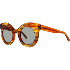 Andy Wolf Women's Sunglasses - Orange/Brown Cat Eye Shape Frame | MILLICENT SUN COL C
