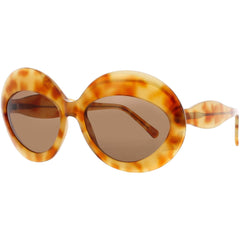 Andy Wolf Women's Sunglasses - Brown Acetate Full Rim Frame | RISING HIGH SUN COL C