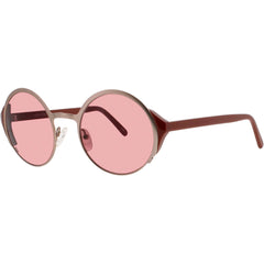 Andy Wolf Women's Sunglasses - Matte Rose Gold Round Shape Frame | HUMBLE SUN COL E
