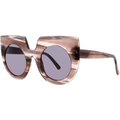 Andy Wolf Women's Sunglasses - Pink/Havana Acetate Full Rim Frame | DAPHNE SUN COL D
