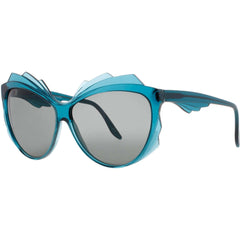 Andy Wolf Women's Sunglasses - Green Acetate Cat Eye Full Rim Frame | ADA SUN COL D