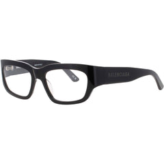Balenciaga Men's Eyeglasses - Black Acetate Rectangular Full Rim Frame | BB0334O 001