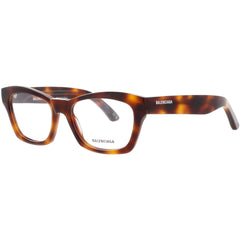 Balenciaga Unisex Eyeglasses - Brown Acetate Rectangular Shape Frame | BB0242O 006