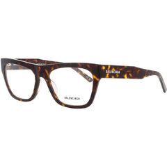 Balenciaga Unisex Eyeglasses - Brown Acetate Rectangular Shape Frame | BB0308O 002