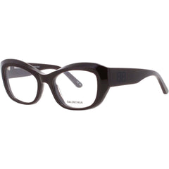 Balenciaga Women's Eyeglasses - Burgundy Acetate Cat Eye Shape Frame | BB0398O 004