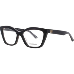 Balenciaga Women's Eyeglasses - Black Acetate Cat Eye Full Rim Frame | BB0342O 005