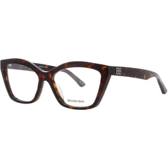 Balenciaga Women's Eyeglasses - Brown Acetate Cat Eye Full Rim Frame | BB0342O 006