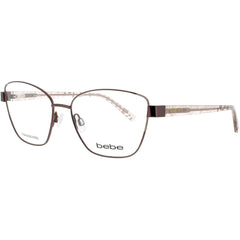 Bebe Women's Eyeglasses - Topaz Metal Cat Eye Shape Full Rim Frame | BB5209 200