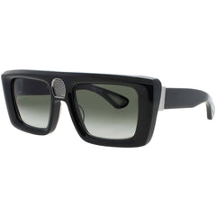Bugatti Men's Sunglasses - Black Acetate Square Shape Full Rim Frame | 02 BK