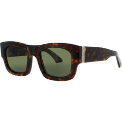 Bugatti Unisex Sunglasses - Havana Acetate Square Shape Full Rim Frame | 48M HAV