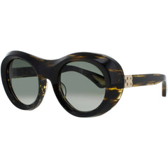 Bugatti Women's Sunglasses - Dark Tortoise Acetate Oval Shape Full Rim Frame | 03 DT
