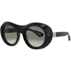 Bugatti Women's Sunglasses - Black/Sterling Silver Acetate Full Rim Frame | 03 BK/SS