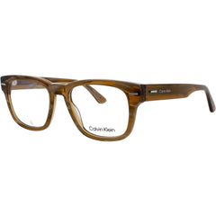 Calvin Klein Men's Eyeglasses - Striped Brown Acetate Full Rim Frame | CK24521 231