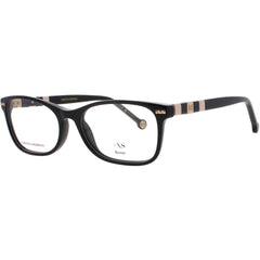 Carolina Herrera Women's Eyeglasses - Black/Nude Rectangular Frame | HER 0110 KDX