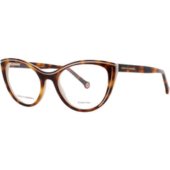 Carolina Herrera Women's Eyeglasses - Havana/White Cat Eye Shape Frame | HER 0171 C9K