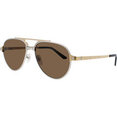 Cartier Men's Sunglasses - Silver Metal Full Rim Aviator Shape Frame | CT0476S 008