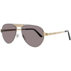 Cartier Men's Sunglasses - Silver Metal Full Rim Aviator Shape Frame | CT0533S 001