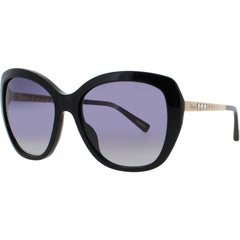 Chopard Women's Sunglasses - Black/Gold Acetate/Metal Oversized Frame | SCH259S 700