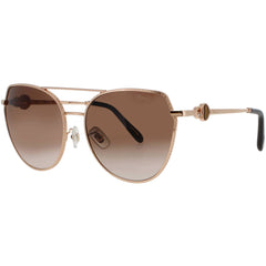Chopard Women's Sunglasses - Rose Gold Full Rim Butterfly Shape Frame | SCHC87S 08FC