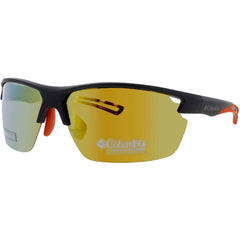 Columbia Men's Sunglasses - Orange/Black Half Rim Wraparound Shape Frame | C565SP 004