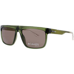 Columbia Men's Sunglasses - Olive Crystal Full Rim Rectangular Shape Frame | C569S 316
