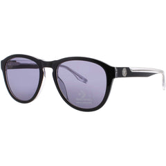 Converse Unisex Sunglasses - Black/CRYSTAL Acetate Full Rim Oval Frame | CV567S 009