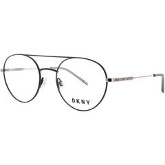 Dkny Women's Eyeglasses - Navy/Gold Metal Full Rim Round Shape Frame | DK1025 400